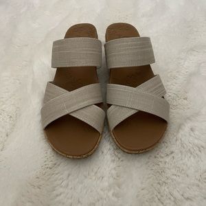 Cali from Sketchers Luxe foam wedges